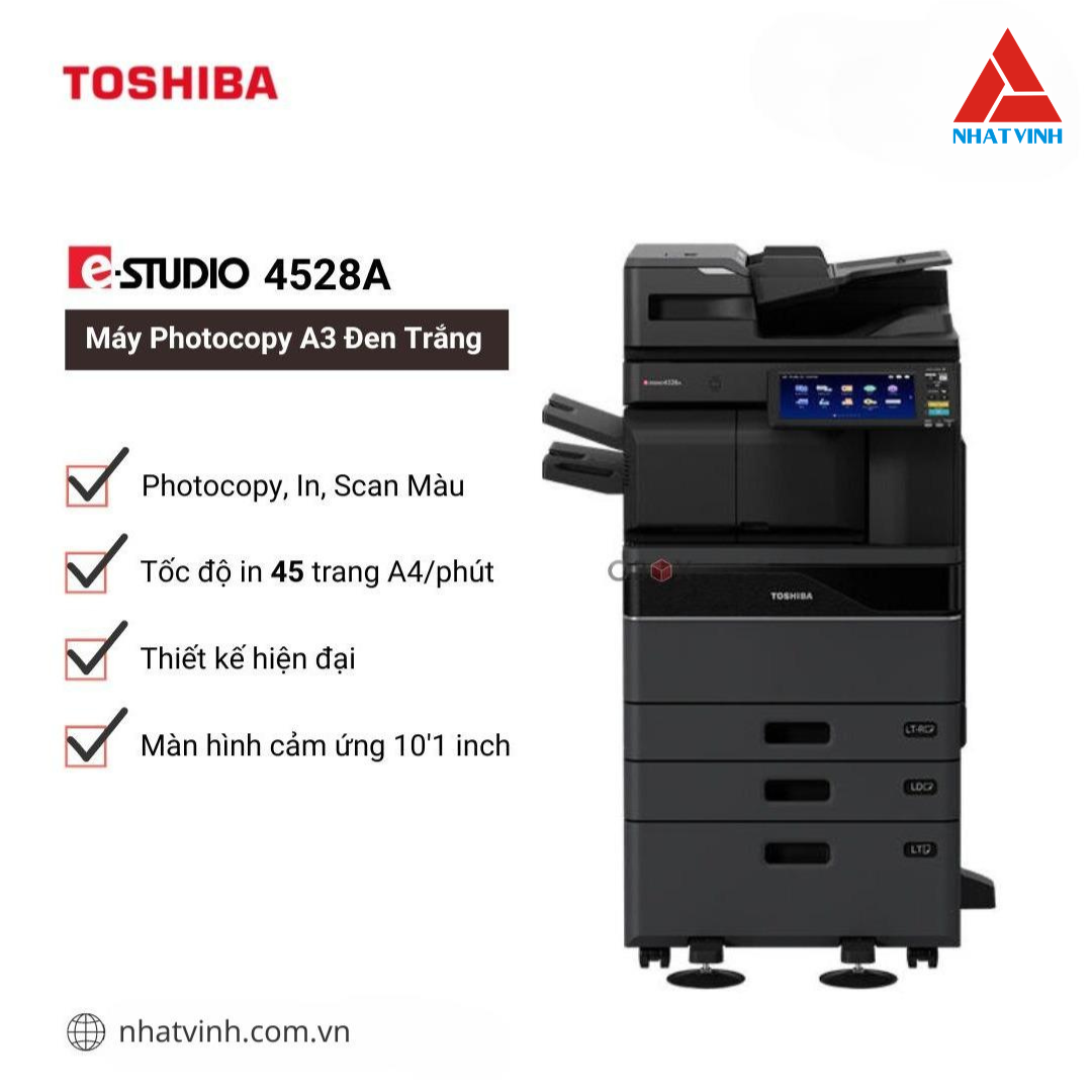 Máy Photocopy A3 Đen Trắng Toshiba E-Studio 4528A